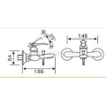 Wall-Mount ရေချိုးခန်းရေချိုးခန်း Valve Faucet Mixer လက်ကိုင် Work Work Work Brys